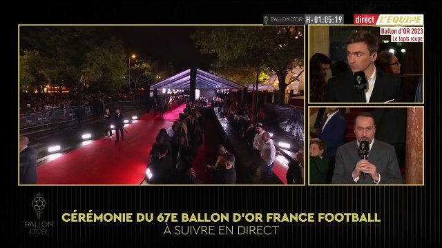 La cérémonie du Ballon d'or 2023 sur la chaîne L'Équipe - le gardien Emiliano Martinez chahuté