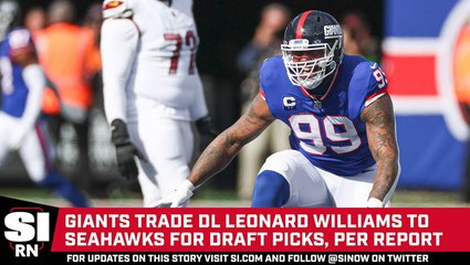Giants Trade DL Leonard Williams to Seahawks for Draft Picks, per Report