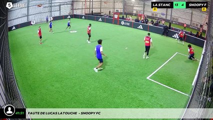 Faute de Lucas Latouche  - Snoopy FC