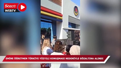 Download Video: Antalya'da Emine öğretmen Türkiye Yüzyılı konuşması nedeniyle gözaltına alındı