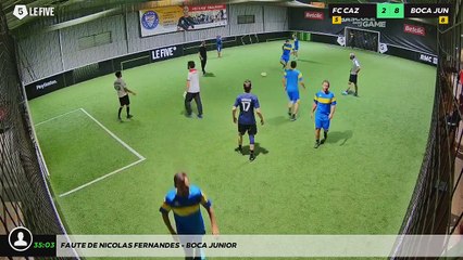 Faute de Nicolas Fernandes - BOCA JUNIOR