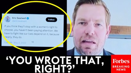 Trump's Lawyer Confronts Eric Swalwell With His Own Tweets Calling To 'Fight' During Landmark Trial