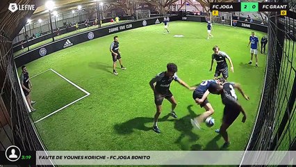 Faute de Younes Koriche - FC JOGA BONITO