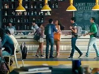 Movie Student of the year. Football match.