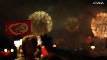 شاهد: الألعاب النارية تضيء سماء إسطنبول احتفالاً بمئوية تركيا