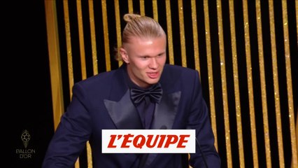 Erling Haaland remporte le Trophée Gerd Müller - Foot - Ballon d'Or