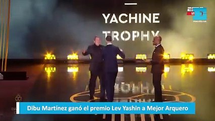 Dibu Martínez ganó el premio Lev Yashin a Mejor Arquero