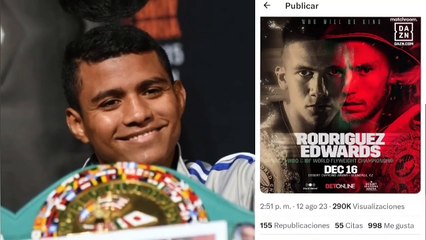 Sunny Edwards dispuesto a enfrentar a Chocolatito Gonzalez por 1 MM USD
