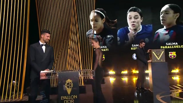 Aitana Bonmatí, ganadora del Balón de Oro femenino