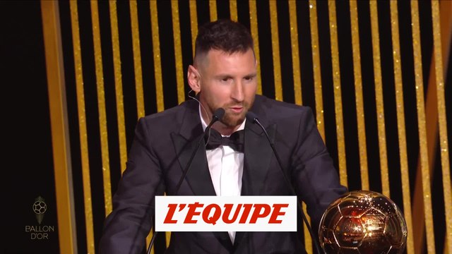 Lionel Messi, sacré Ballon d'or pour la 8e fois - Foot - Ballon d'Or