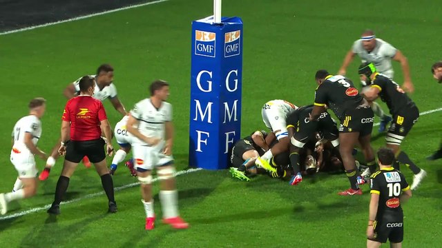 TOP 14 - Essai de Georges-Henri COLOMBE (SR) - Stade Rochelais - Castres Olympique - Saison 2023-2024