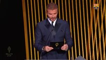 Leo Messi recibe su octavo Balón de Oro