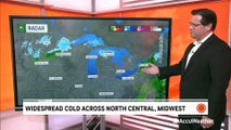 Snow accumulating in the Upper Midwest as temperatures plummet