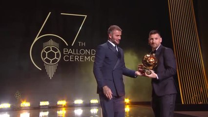 Download Video: Lionel Messi wins the 2023 Ballon d'Or