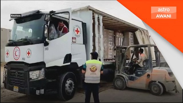 Amerika Syarikat dakwa 45 trak bantuan memasuki Gaza pada Ahad