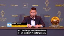 Messi not bothered by GOAT talks after eighth Ballon d'Or win