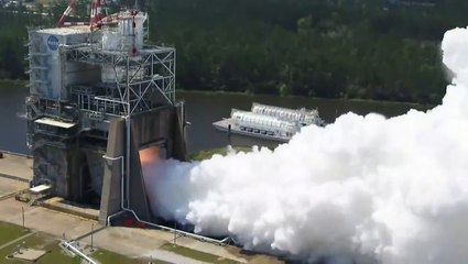 NASA Fired Up RS-25 Engine For 600 Seconds In Mississippi