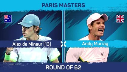 De Minaur proves he still has Murray's number in Paris