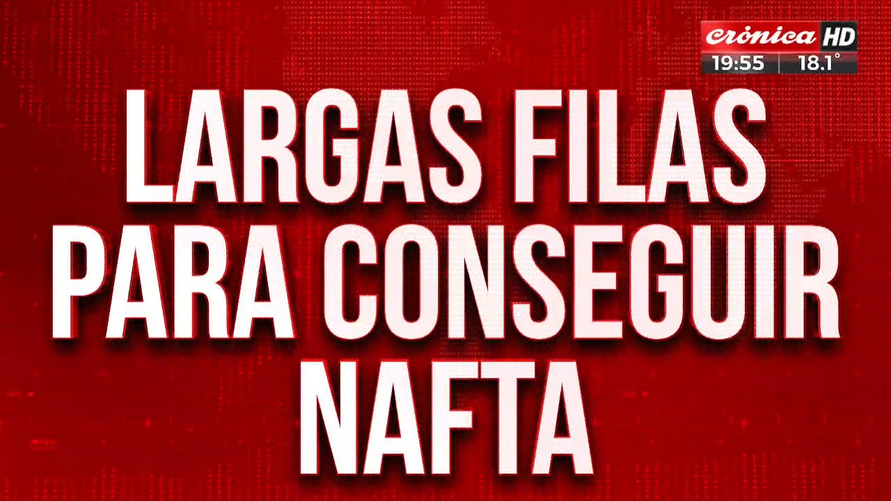 Sigue la escasez de nafta y se mantienen las largas colas en las estaciones de servicio