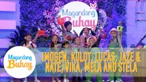 Imogen, Kulot, Lucas, Jaze, Nate, Vika, Mela and Stela show their costumes | Magandang Buhay