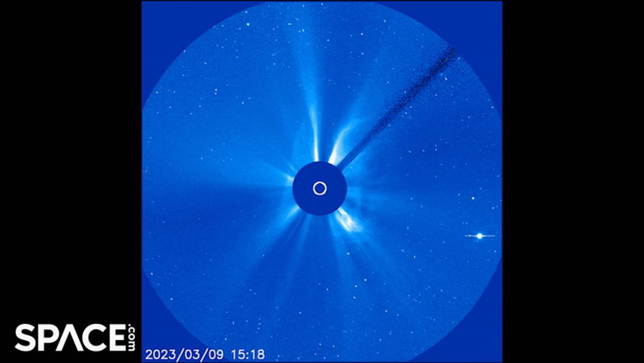 'Butterfly-shape' Coronal Mass Ejection Captured