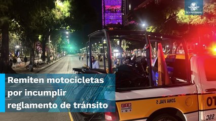 Bikers superan operativo de “Rodada del terror 2023”; SSC remite 86 motocicletas al corralón