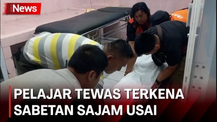 Polisi Olah TKP Lokasi Pelajar Tewas Usai Tawuran di Bandar Lampung