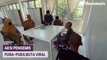 Pura-Pura Buta Pengemis di Bandung Raup Rp500 Ribu Per Hari