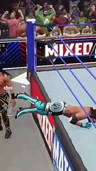 WWE 2K23 Clash Seth Rollins Brutal Kick Takes Down AJ Styles