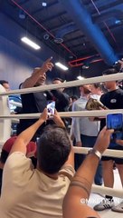 Iron Mike shares the ring with the Pacman