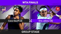 Gauff dominates Jabeur at the WTA Finals