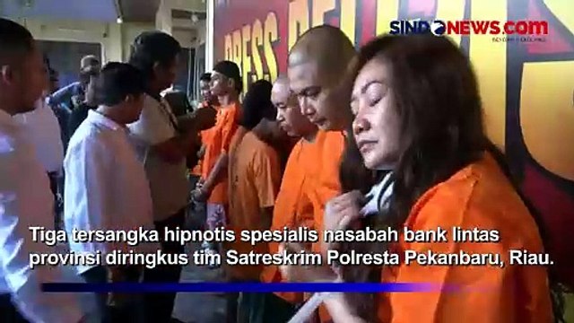 Polresta Pekanbaru Ungkap Modus Pelaku Hipnotis yang Tipu Korbannya Puluhan Juta Rupiah
