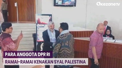 Momen Para Anggota DPR RI Kenakan Syal Palestina saat Rapat Paripurna