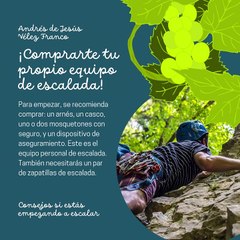 -ANDRÉS DE JESÚS VÉLEZ FRANCO- COMPRARTE TU PROPIO EQUIPO DE ESCALADA (PARTE 2) (@AndresdeJesus90)