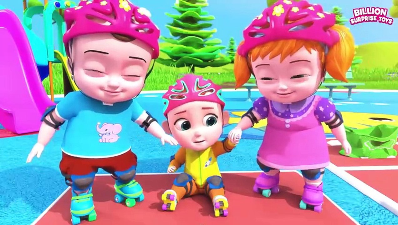 Outdoor Playground funny Playtime with johnny and dolly! - Playground Story for Kids Ep：4