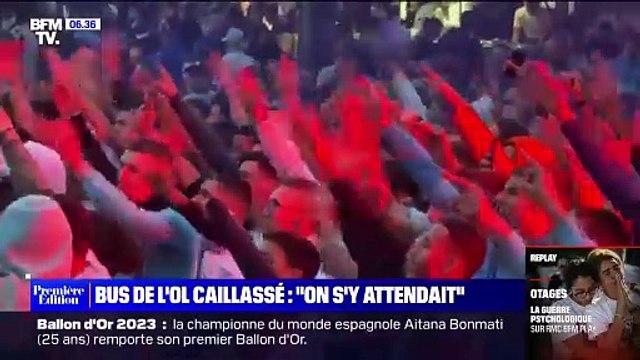 Bus de l'OL caillassé avant le match contre Marseille: cinq policiers ont été blessés, et trois enquêtes ouvertes