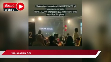 Yuhalanan Özcan Deniz o anları paylaştı
