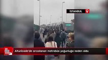 Altunizade’de arızalanan metrobüs yoğunluğa neden oldu
