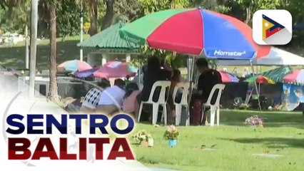 Ilang pamilya, ngayong bisperas ng #Undas2023 napiling dumalaw sa Manila Memorial Park
