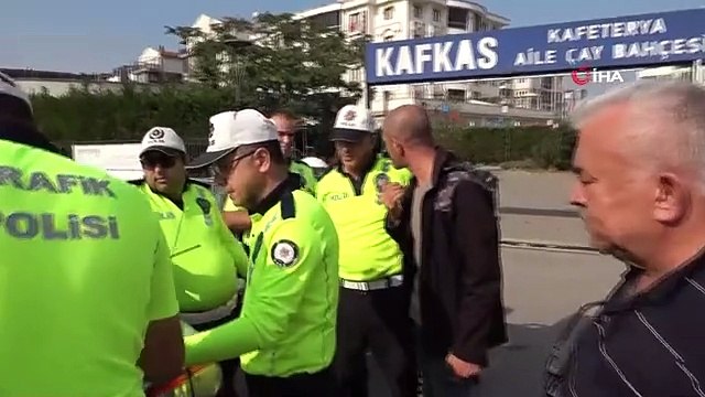 Bursa'da trafik denetiminde kural tanımayan sürücülere ceza