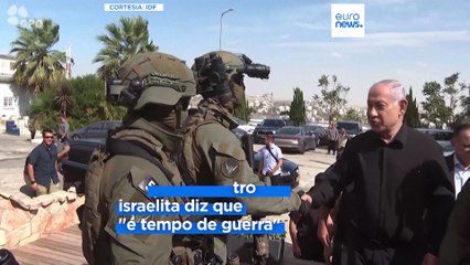 Israel ataca Hamas "em todo o lado", Primeiro-ministro Netanyahu diz que não haverá cessar-fogo