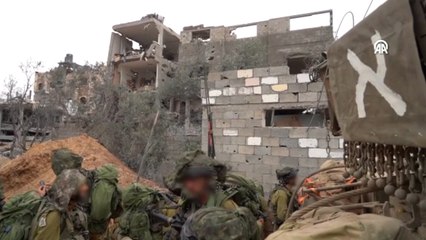 İsrail, kara operasyonundan görüntüler yayınladı