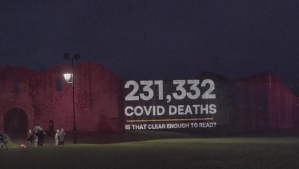 Barnard Castle lit up with Covid-19 stats ahead of Dominic Cummings hearing