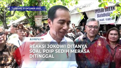 Reaksi Jokowi Ditanya Soal PDIP Sedih dan Merasa Ditinggalkan