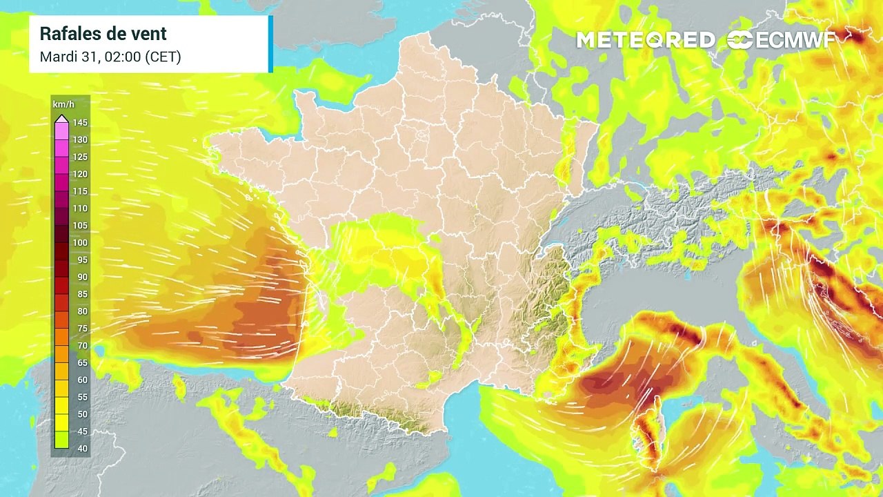 Tempête Ciaran en France : arrivée dès la soirée de mercredi 1er novembre 2023