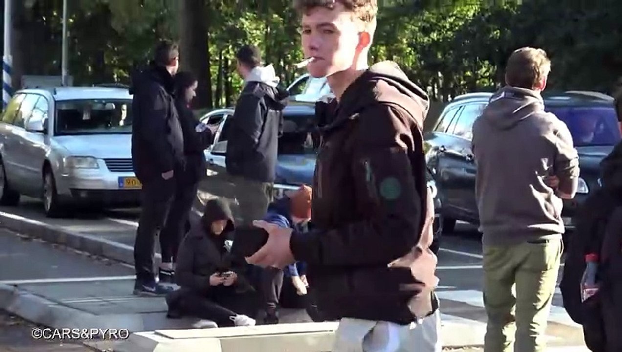 Cars leaving a Carshow _ 100_ Auto Live _ RS6_ M5 E60_ 911 Dakar_ F8 Spider_   Impreza STI_ E63 AMG(720P_60FPS)