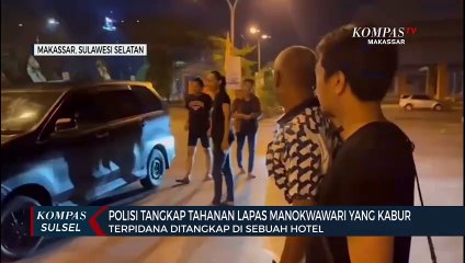 Polisi Tangkap Tahanan Lapas Manokwawari Yang Kabur