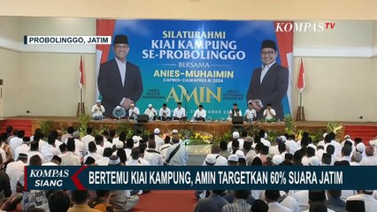 Cak Imin Temui Kiai Kampung di Probolinggo, Amin Targetkan 60 Persen Suara Jatim
