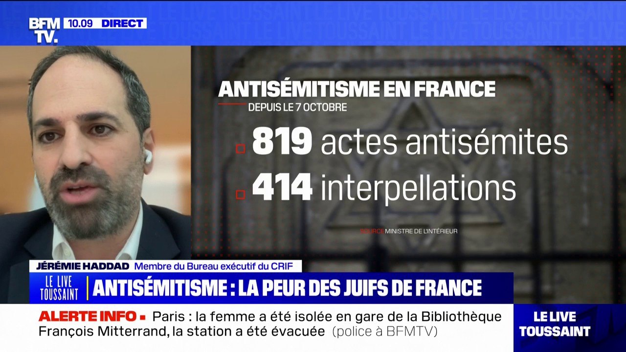 "Je trouve ça très très inquiétant": Jérémie Haddad (CRIF), réagit aux propos de l'humoriste Guillaume Meurice sur Benjamin Netanyahou