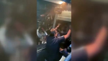 Panathinaikoslu taraftarlardan Ergin Ataman'a sevgi gösterisi!